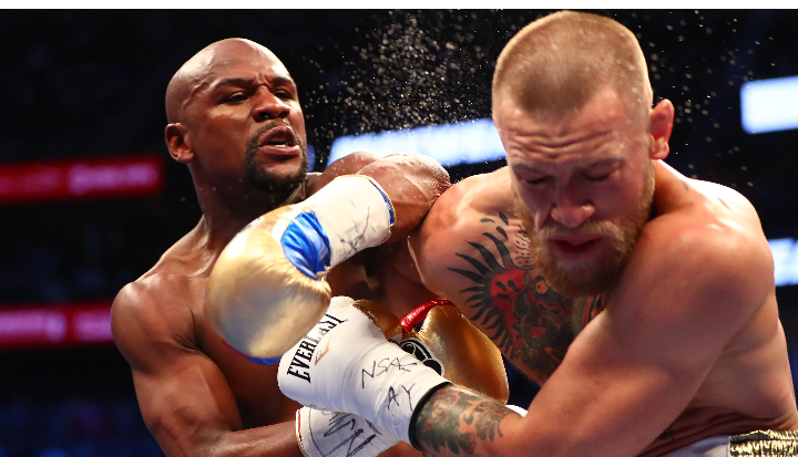 McGregor and Floyd Mayweather 'arguing' over...