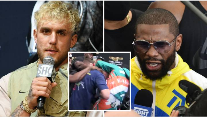 Jake Paul makes the outlandish claim that Floyd Mayweather is 'scared' to...