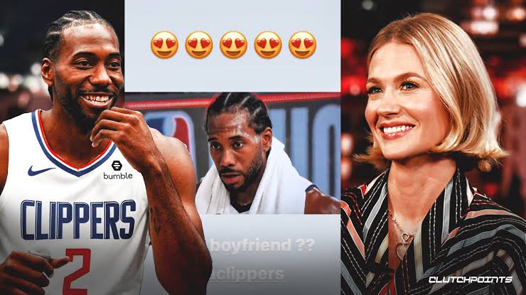 Kawhi Leonard gets flirted on by....