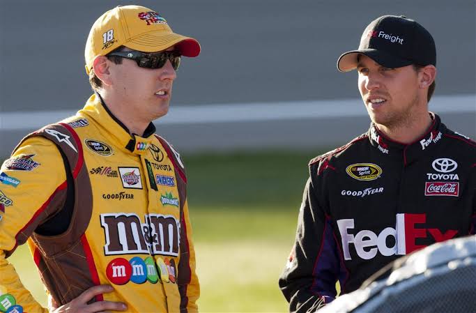 Denny Hamlin Reveals “Two-Faced” Joey Logano Was Insinuating Kyle Busch Is...